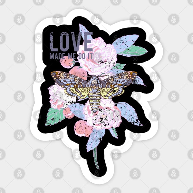 Love Made Me Do It Sticker by TEENIE DESIGN